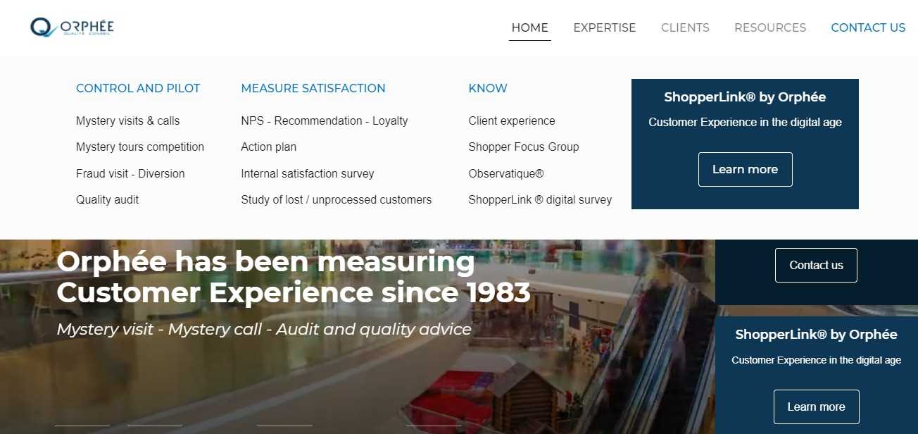 Orphee Survey Review - Orphée has been measuring Customer Experience since 1983