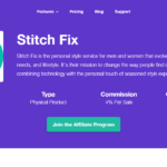 Stitchfix Fashion Affiliate Program Review : Personal Style Service for Men and Women