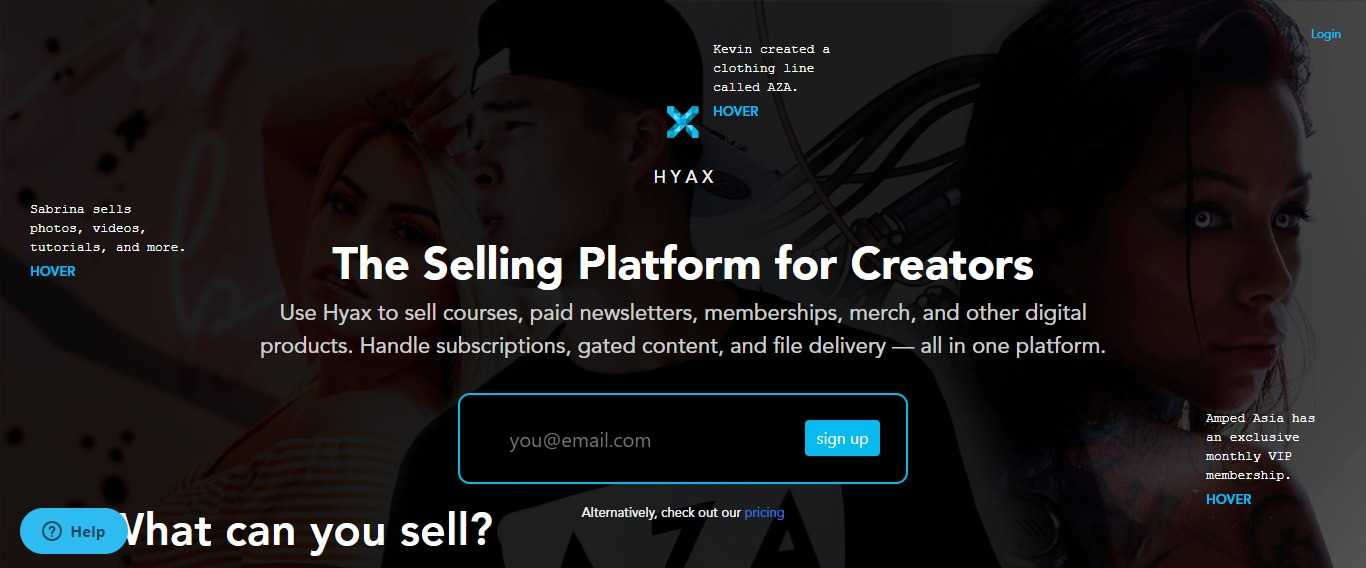 Hyax Affiliate Program Review: Selling Platform for Creators