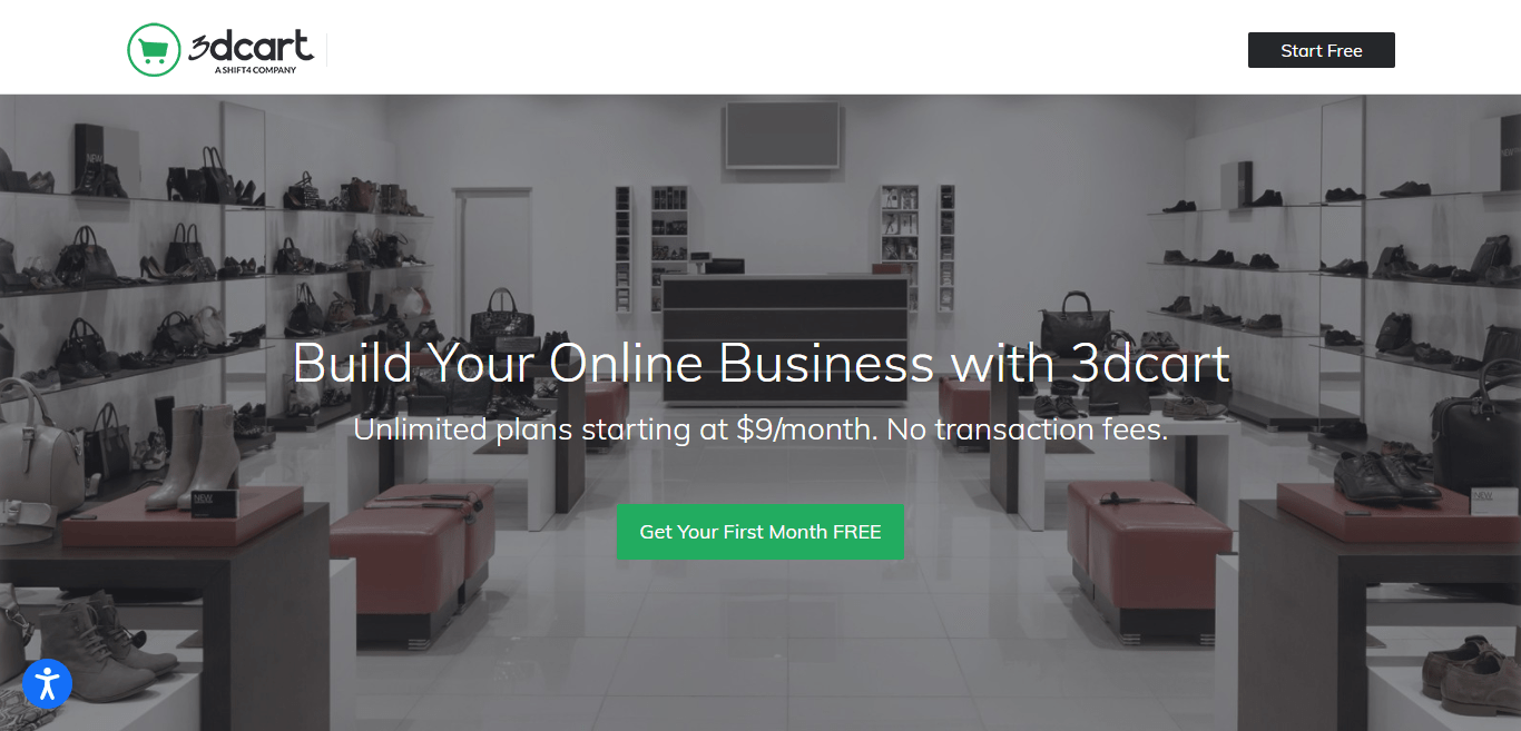 3dcart Affiliate Program Review : Unlimited Plans Starting at $9/month. No Transaction Fees