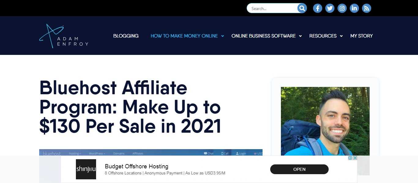Bluehost Affiliate Program Review : The Best Web Hosting