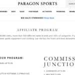 Paragon Sports Affiliate Program Review: You can Earn up to 8% Per Sale.