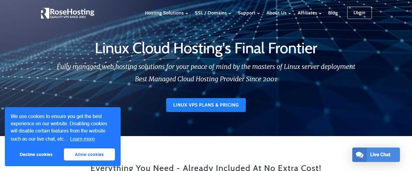 Rosehosting Affiliate Program Review - Linux Cloud Hosting's Final Frontier