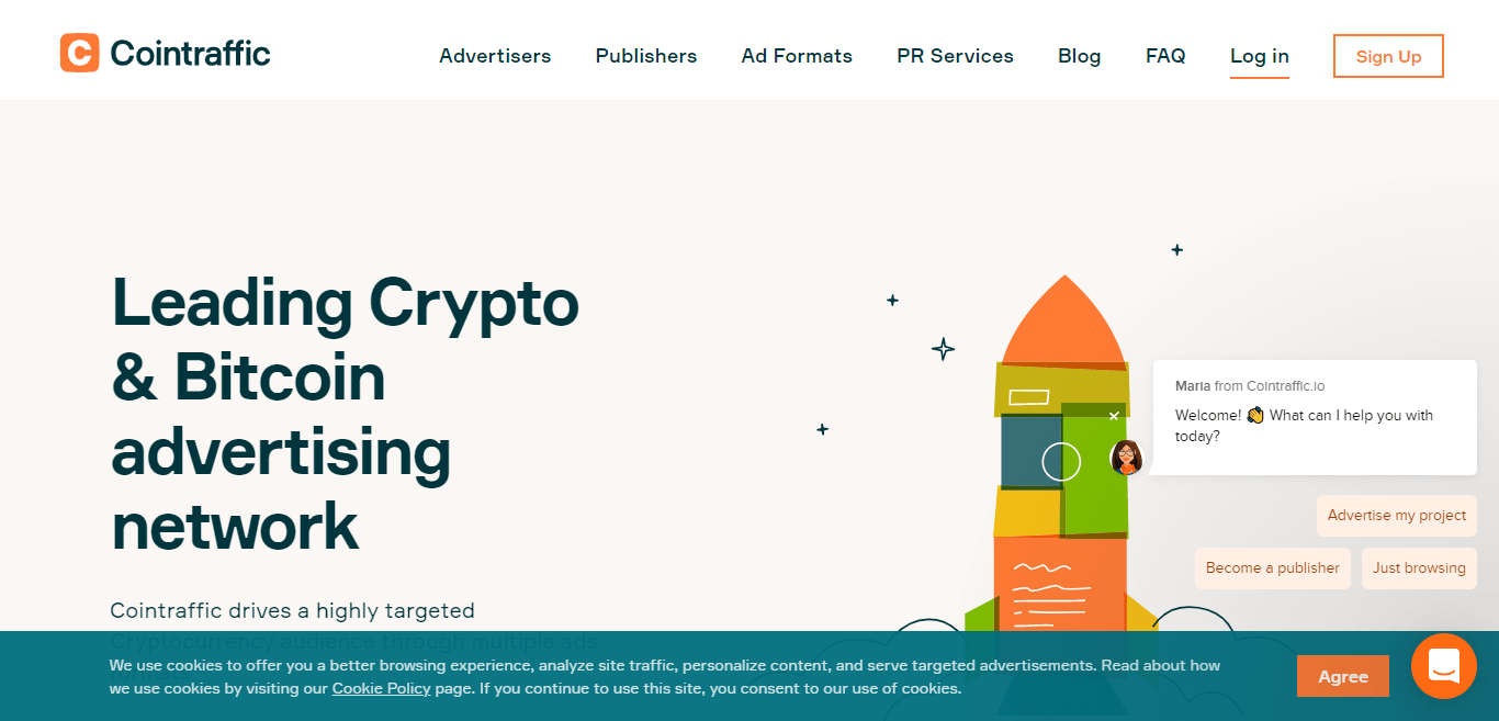 Cointraffic Advertising Platform Review : Leading Crypto & Bitcoin Advertising Network