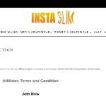 Insta Slim Affiliate Program Review : Tiered Commission Schedule: 10 – 15%