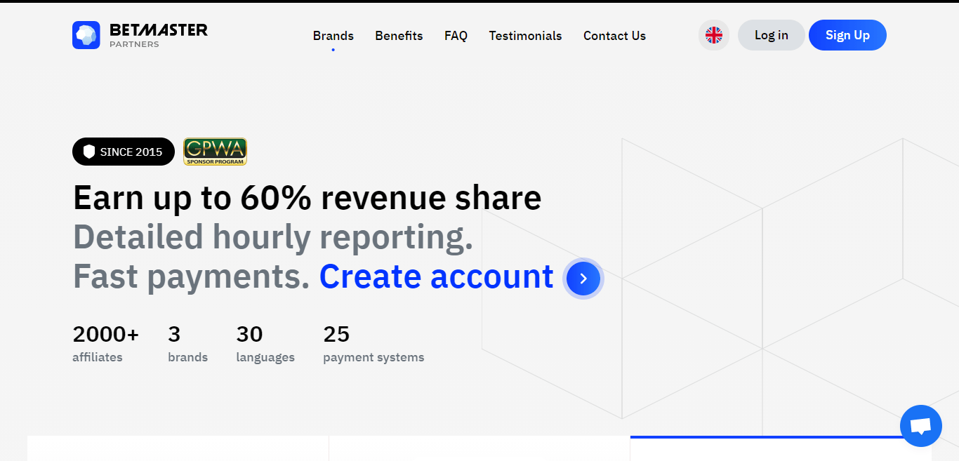 Betmasterpartners.com Affiliate Program Review : Earn up to 60% Revenue Share Detailed Hourly Reporting