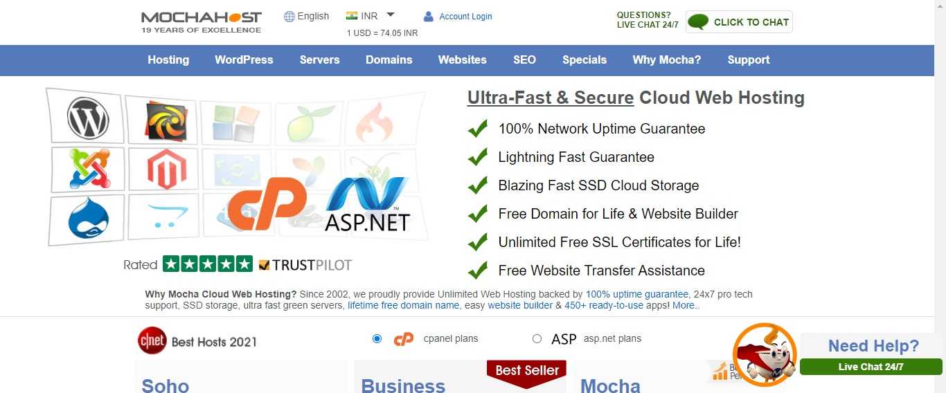 Mochahost.com Hosting Review: Ultra-Fast & Secure Cloud Web Hosting