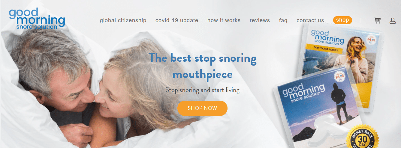 Good Morning Snore Solution Affiliate Program Review : Stop Snoring and Start Living
