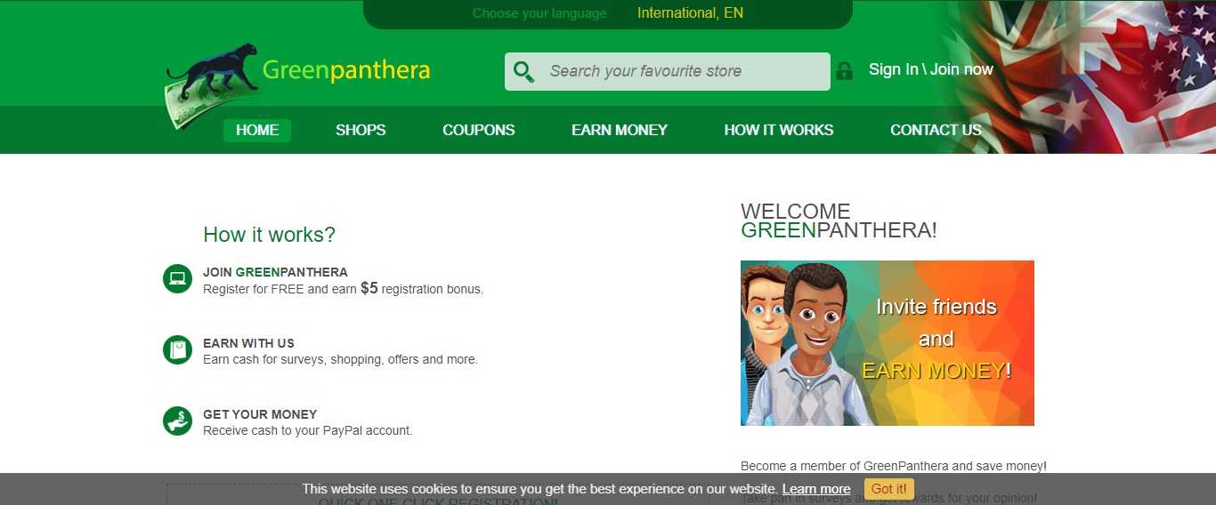Greenpanthera.com GPT Review: FREE and Earn $5 Registration Bonus.