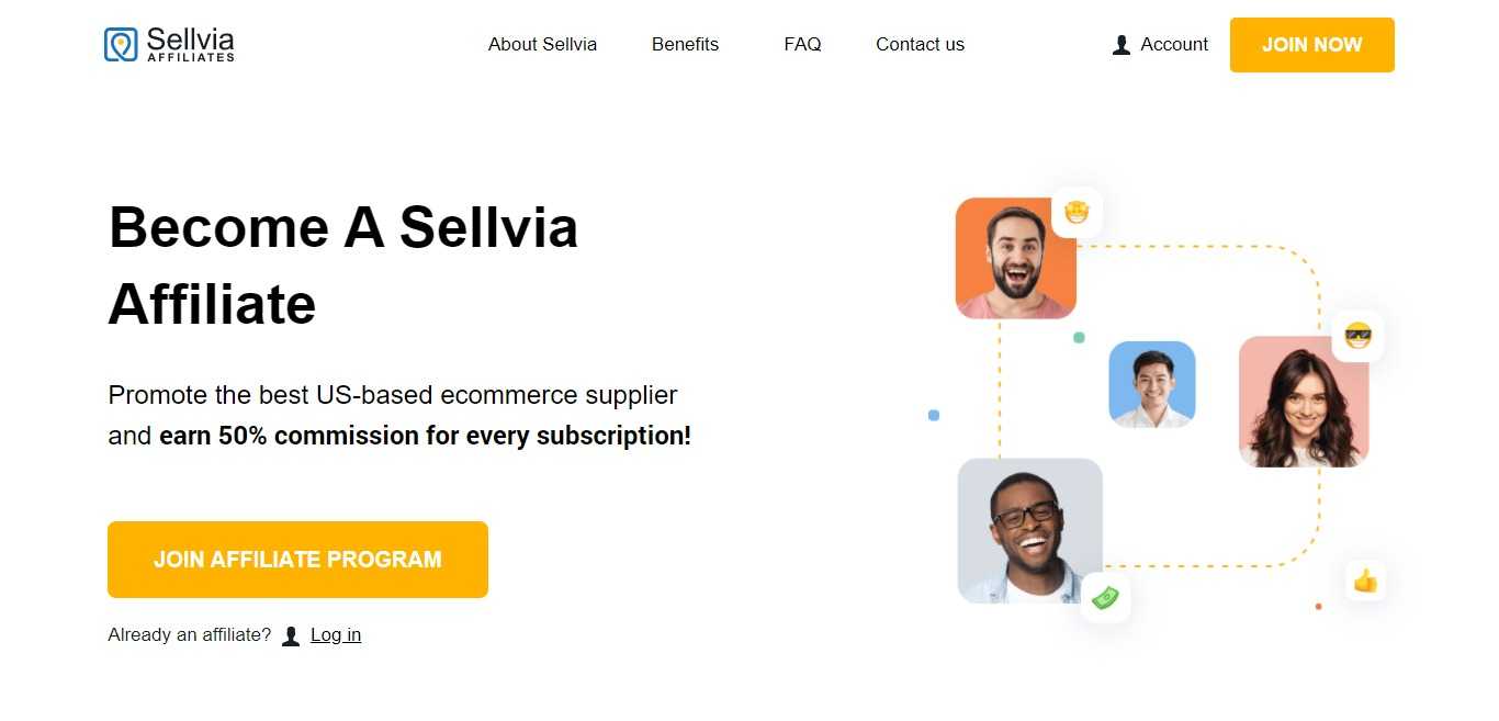 Sellvia Affiliate Program Review : Up to 50% Commission for the first Two Months of Client's Subscription