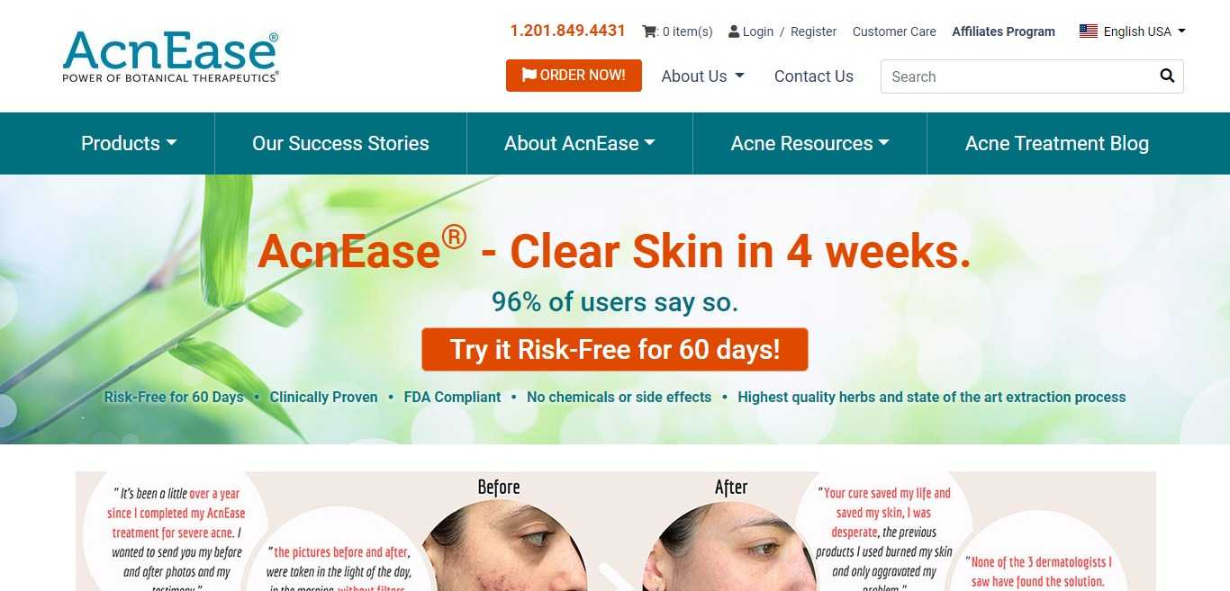 AcnEase Affiliate Program Review : Earn 10% commission on each sale