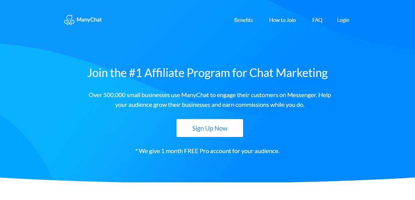 ManyChat Affiliate Program Review : 100% commission per subscription purchase