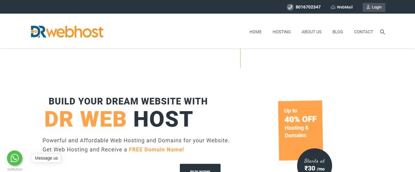 Drwebhost.com Web Hosting Review: Powerful & Affordable Web Hosting