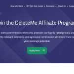Deleteme Affiliate Program Review: $30 Commission on Each DeleteMe sale