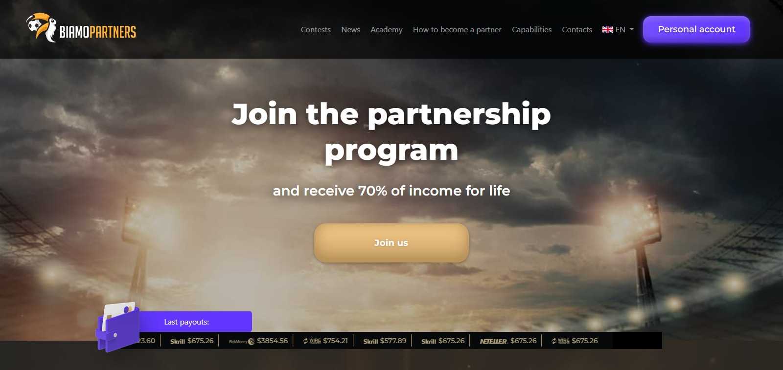 BiamoPartners Affiliate Program Review: Get Earn Up to 70% Recurring Revenue Share