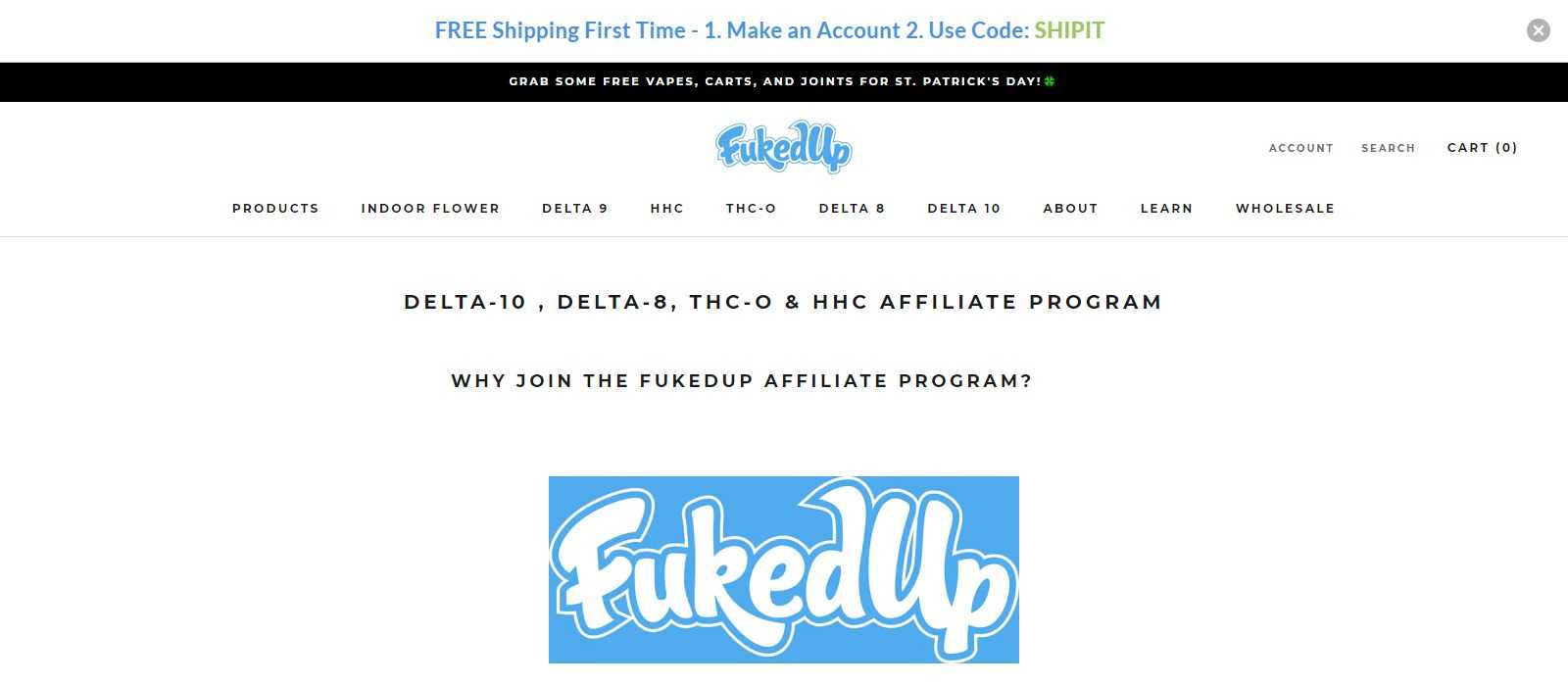 FukedUp Affiliate Program Review: 50% Commission for All the First Sales