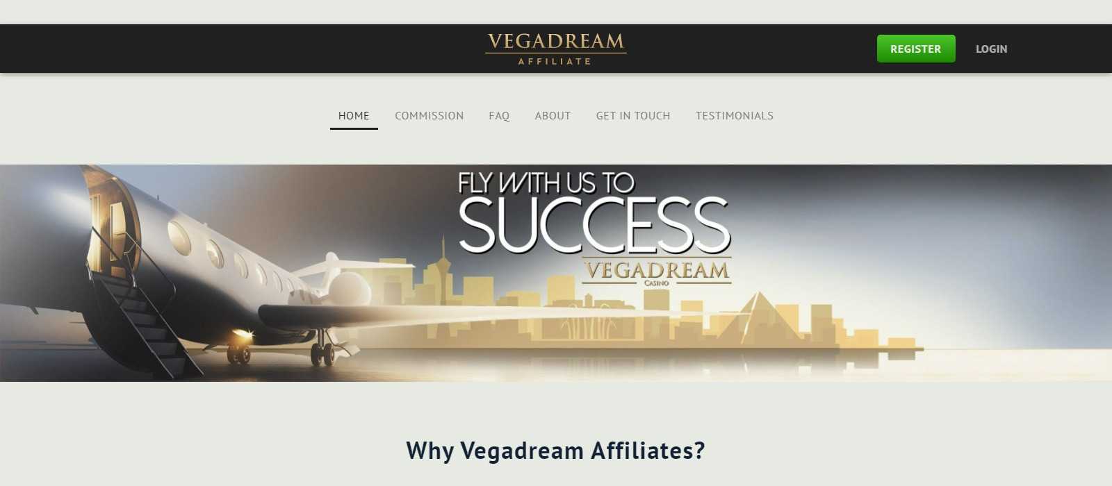 Vegadream Affiliate Program Review: Get Earn Up to 45% Recurring Revenue share
