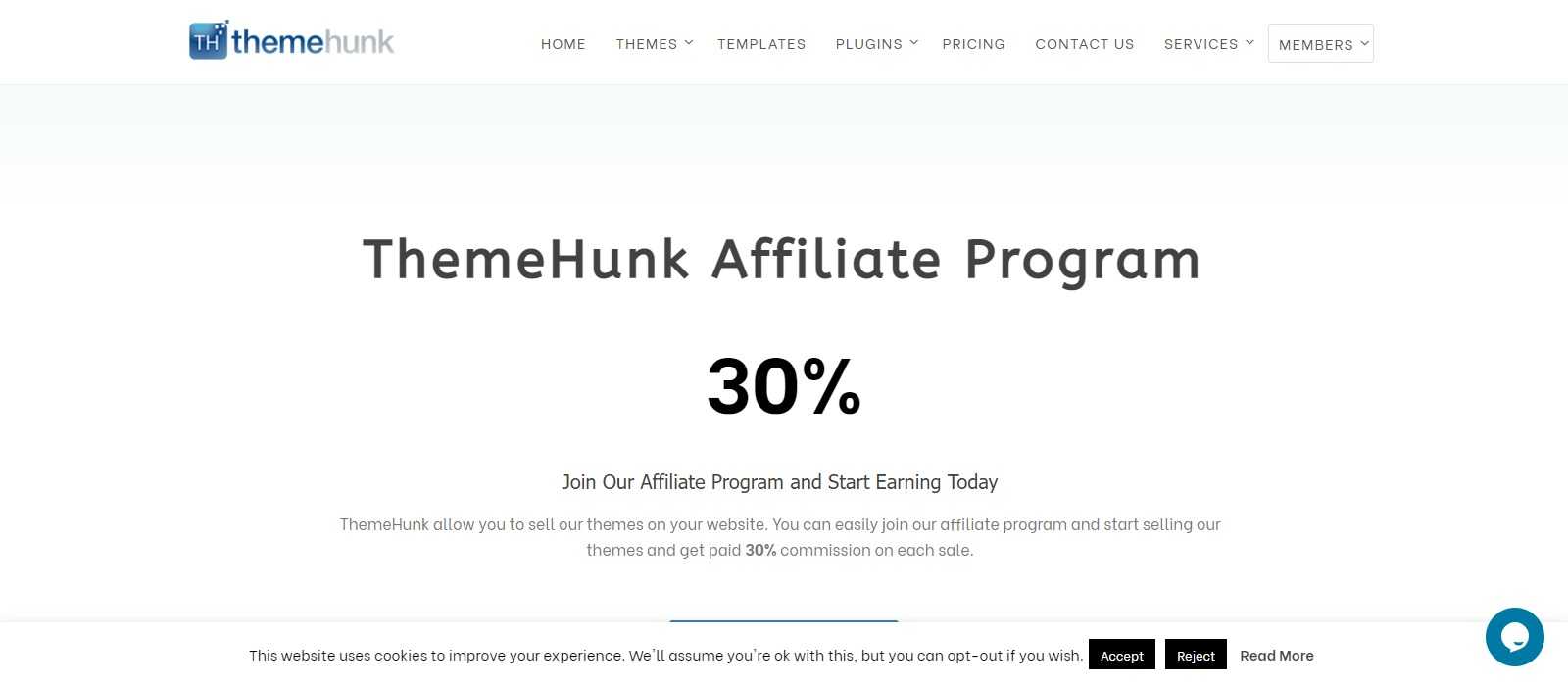 ThemeHunk Affiliates Program Review: Get Earn 30% Commission per sale