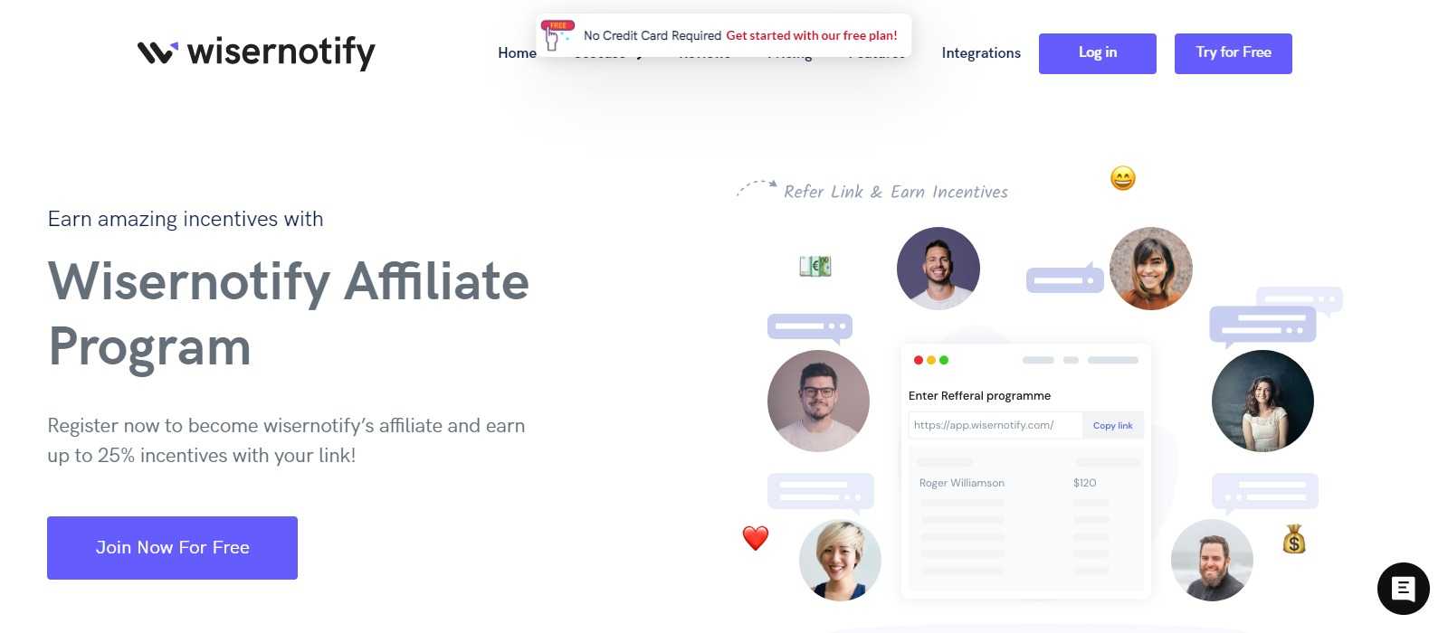 Wisernotify Affiliate Program Review: Get 25% Recurring Commission on each sale