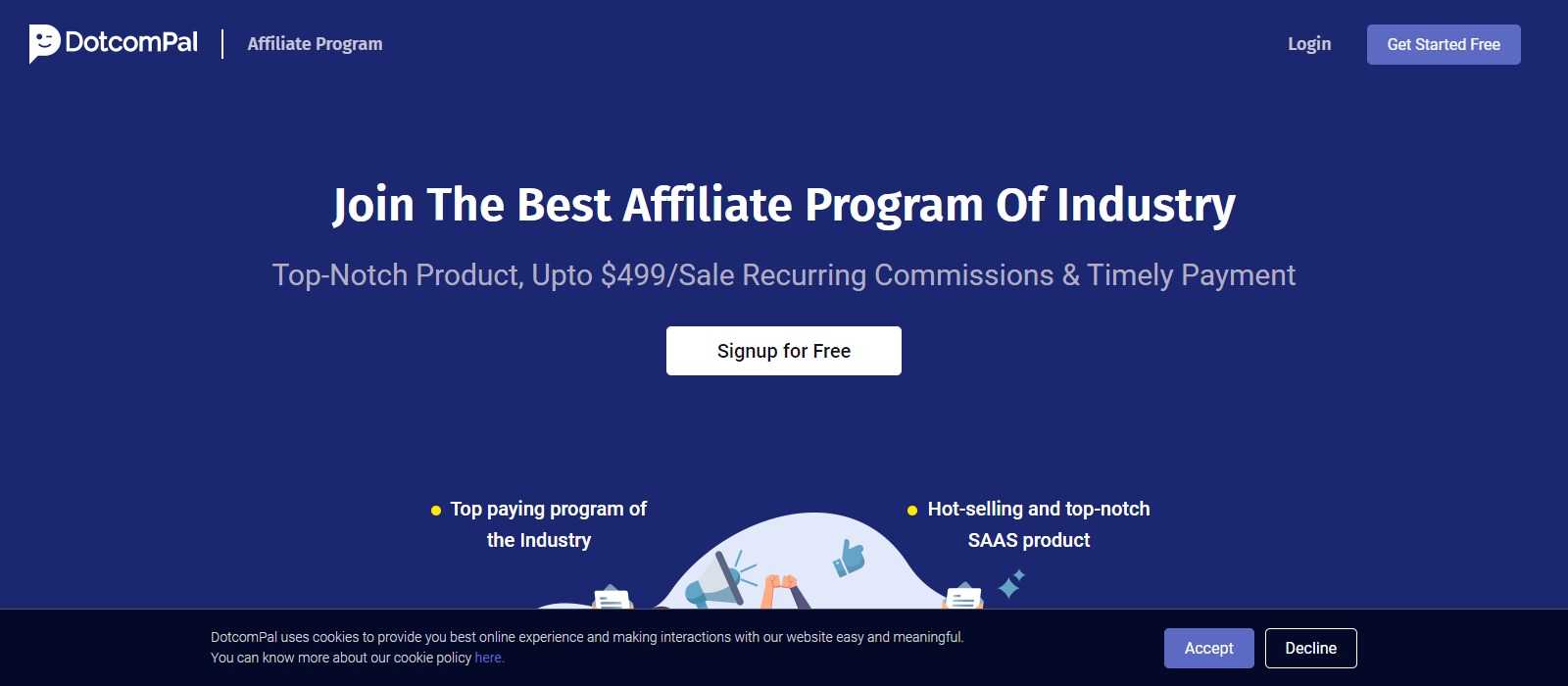 DotcomPal Affiliates Program Review: Get Earn Upto 50% recurring commission