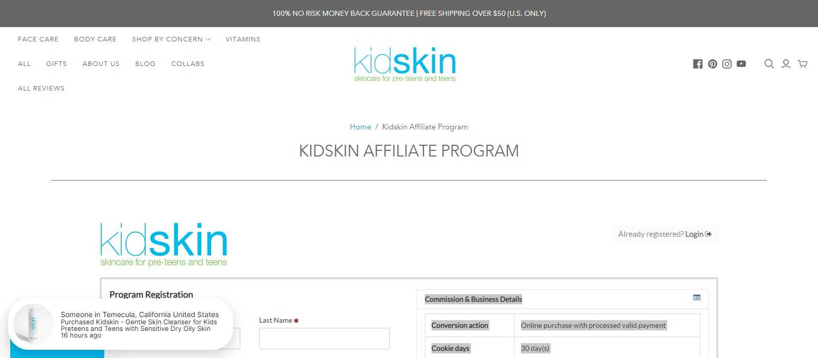 Kidskin Affiliate Program Review: Get Earn 15% commission on each sale