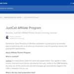 JustCall Affiliates Program Review: 20% Recurring Commission on Each Sale