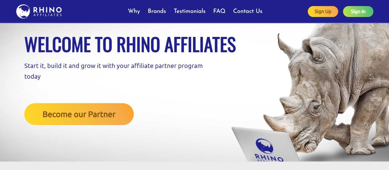 Rhino Affiliates Program Review: Earn Up To 25% - 45% Recurring Revenue Share