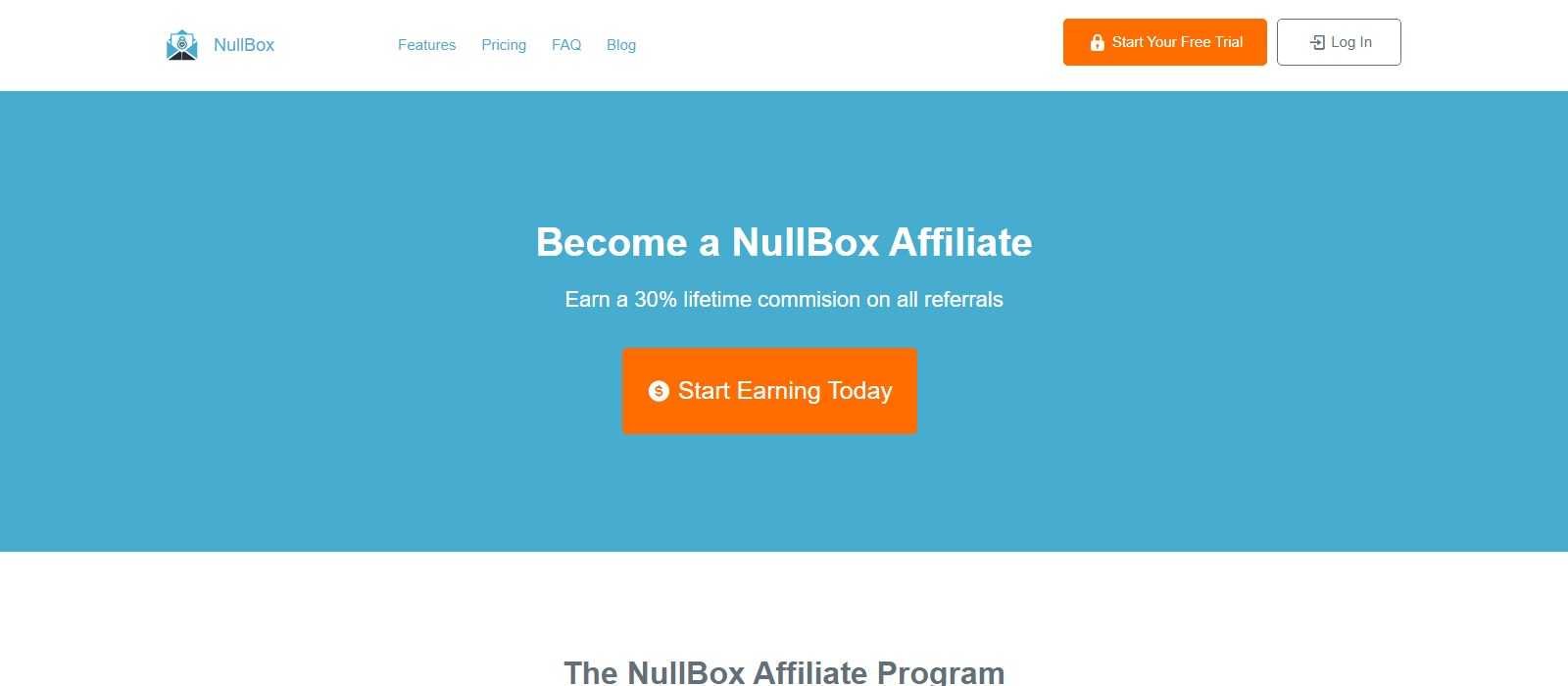NullBox Affiliates Program Review: Earn 30% lifetime Recurring Commission
