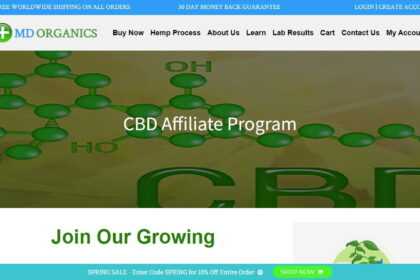 MD Organics Affiliate Program Review: 25% Commission on Each sale