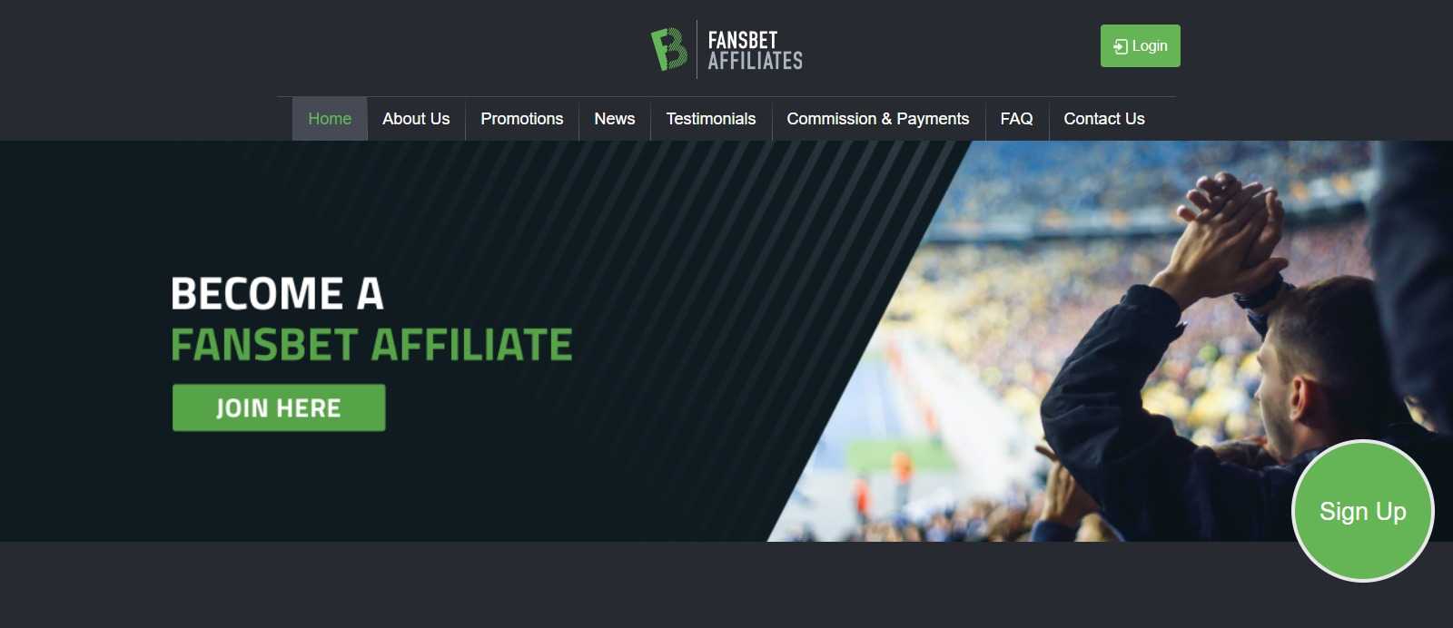 FansBet Affiliates Program Review: 25% - 40% recurring revenue share