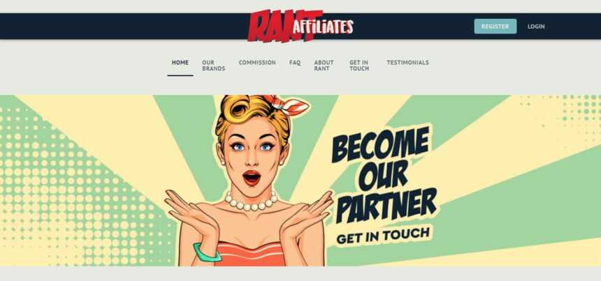 RANT Affiliates Program Review: 25% - 45% Recurring Revenue Share