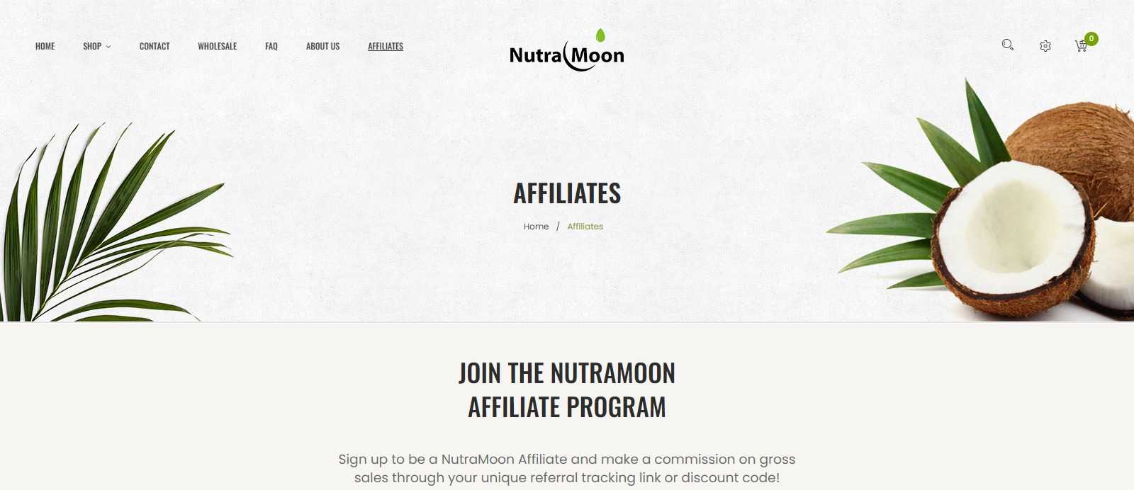 Nutra Moon Affiliates Program Review: 15% Commission on Each Sale