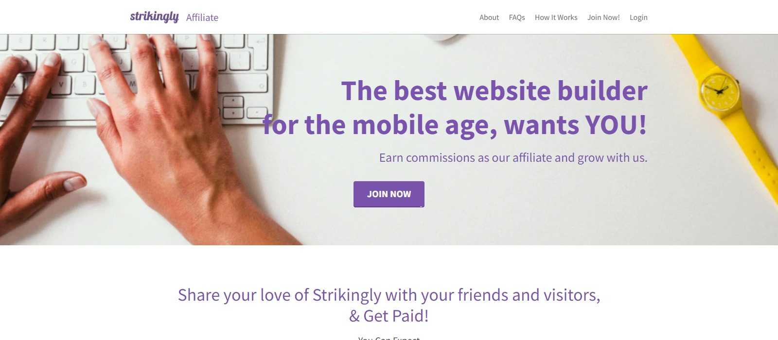 Strikingly Affiliates Program Review: Earn Up To 30% Commission per Sale