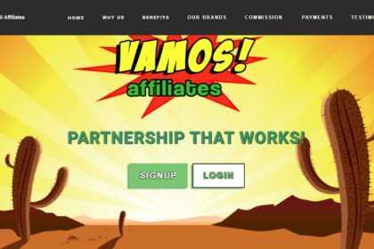 Vamos Affiliates Program Review: 200% + 50 Free Spins on First deposit