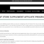 My Supplement Store Affiliate Program Review: 12% Commission on Each sale