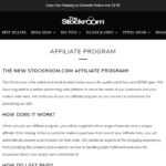 Stockroom Affiliates Program Review: Earn Up To 10% - 20% Commission on Each sale