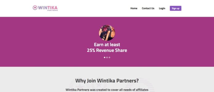 Wintika Partners Affiliates Program Review: Starts at 35% Recurring Revenue share
