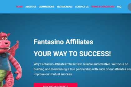Fantasino Affiliates Program Review: 25% - 50% Recurring Revenue share