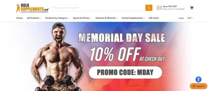 Bulk Supplements Affiliates Program Review: 15% Commission on Each Sale