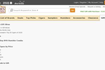 Cigars International Affiliates Program Review: 5% Commission on Each sale