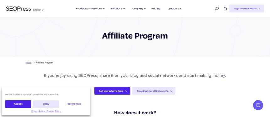 SEOPress Affiliates Program Review: Get Earn 20% Commission on Each Sale