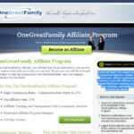OneGreat Family Affiliate Program Review: 25% - 75% Commission on Each sale