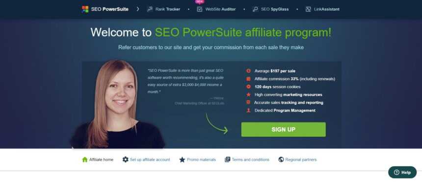 SEO PowerSuite Affiliates Program