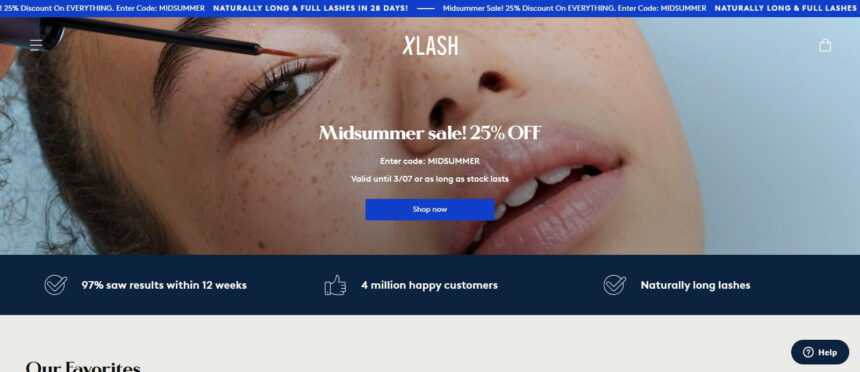 Xlash Affiliates Program Review: 25% Commission for 30 Days