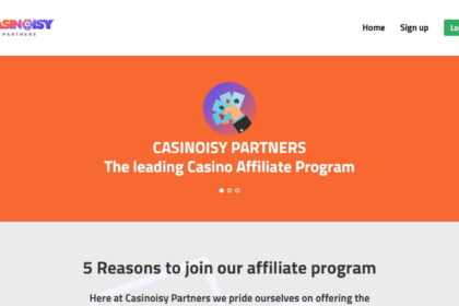 Casinoisy Partners Affiliates Program Review: Up to 40% Recurring Revenue Share