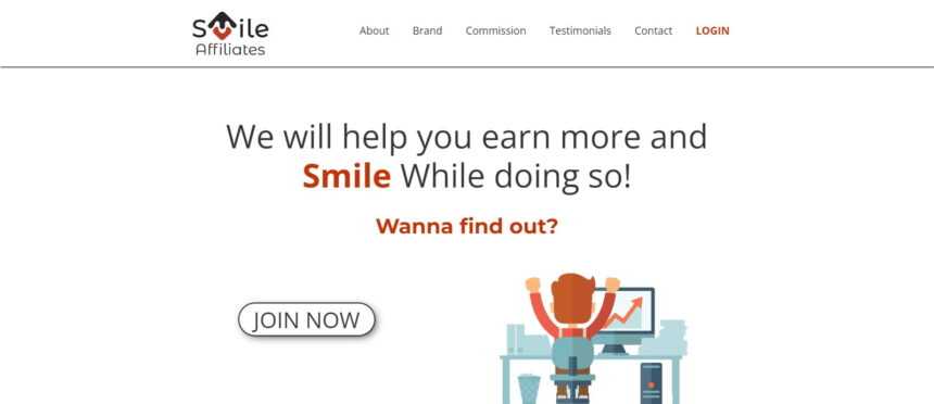 Smile Affiliates Program Review: 25% - 45% Revenue Share