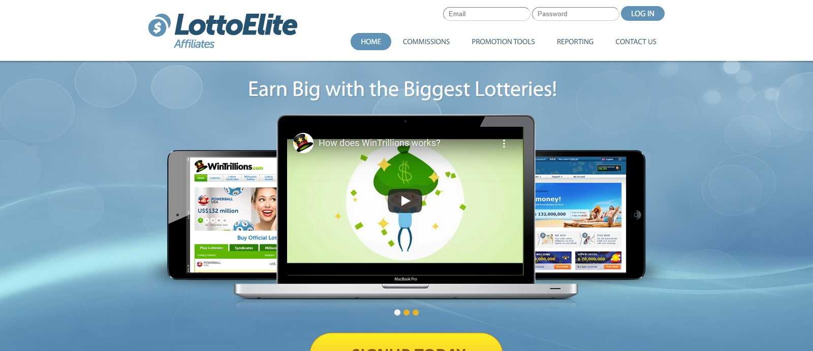LottoElite Affiliates Program Review: 10%-15% Revenue Share, $10-$45 cpa