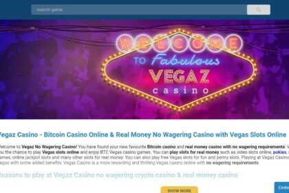 Vegaz Casino Affiliates Program Review: 30% - 50% Revenue Share