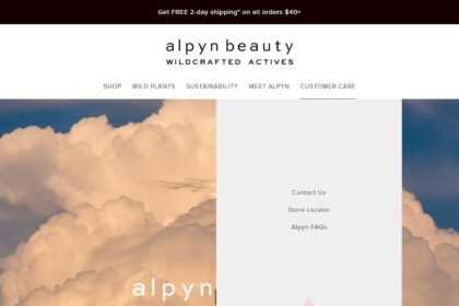 Alpyn Beauty Affiliates Program Review: 20%-25% Commission On each Sale