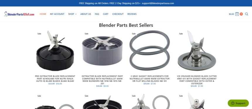 Blenderpartsusa Affiliates Program Review: 9% Commission on Each sale